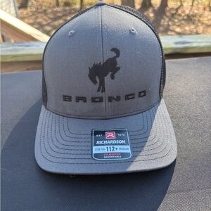 Gray Ford Bronco Trucker Cap NEW